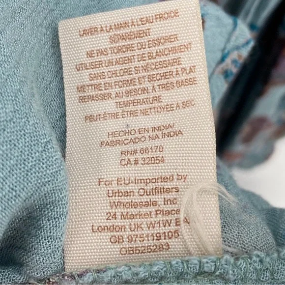 Free People Just the Two of Us Floral Boho Dress/Tunic Xsmall - Picture 7 of 9